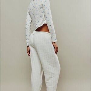 Free people intimately quilted love pajama set